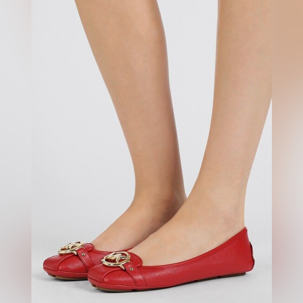 New Michael Kors Red Flats